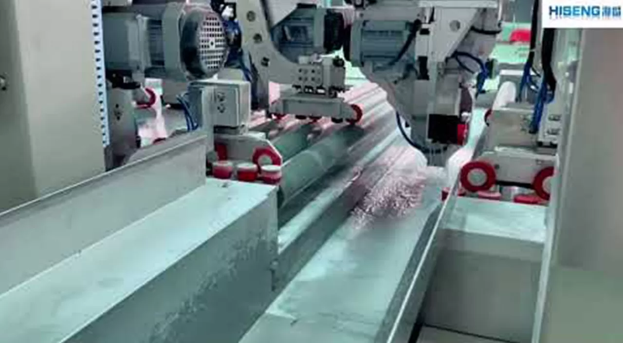 HISENG Glass Seaming Machine HSBM Video