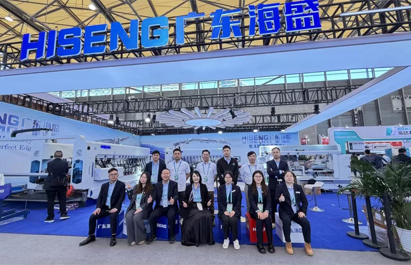 Hiseng Showcased Breakthrough in Round Corner and Polishing in One Step at China Glass 2026