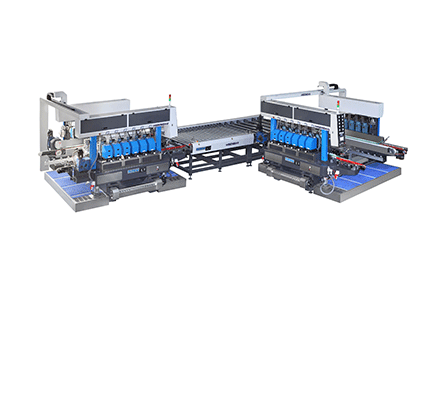 Glass Straight Line Double Round Edging Machine